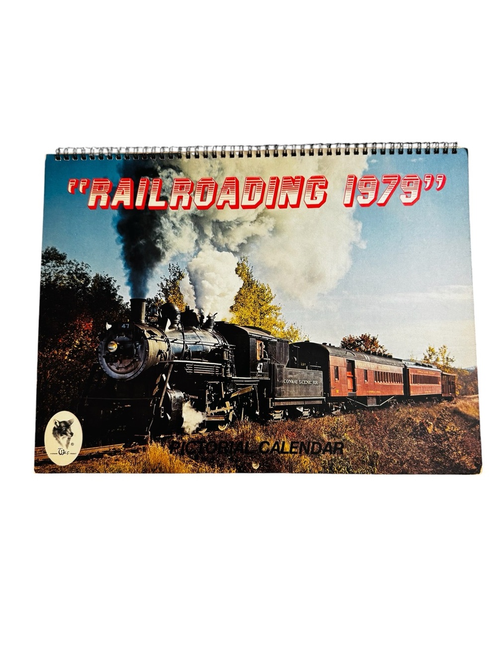 VTG “Railroading 1979” pictorial wall calendar, GUC